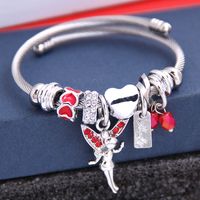 Fashion Metal Wild Pan Dl Simple Wild Ballet Girl Pendant Multi-element Accessories Personalized Bracelet Wholesale Nihaojewelry main image 5