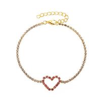 New Bracelet Simple Heart-shaped Bracelet Ladies Personality Hollow Love Bracelet Jewelry Wholesale Nihaojewelry main image 1