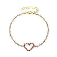 New Bracelet Simple Heart-shaped Bracelet Ladies Personality Hollow Love Bracelet Jewelry Wholesale Nihaojewelry main image 2