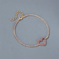 New Bracelet Simple Heart-shaped Bracelet Ladies Personality Hollow Love Bracelet Jewelry Wholesale Nihaojewelry main image 3