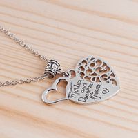 New Necklace Love Lettering Mother And Daughter Forever Accessories Necklace Wholesale Nihaojewelry main image 4