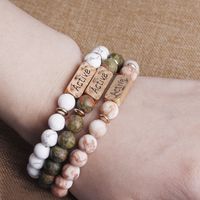 Explosion Bracelet Bracelet Natural Energy Volcano Active Faith Seven-pulse Yoga Colorful Bracelet Wholesale Nihaojewelry main image 5