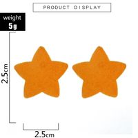 Simple And Playful Style Spring And Summer Sweet Japanese Cute Retro Hong Kong Style Five-pointed Star Earrings Wholesale Nihaojewelry main image 6