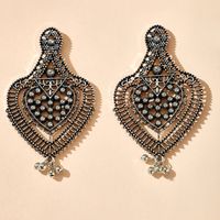 Fashion Exaggerated Personality Big Earrings Retro Bell Earring Temperament New Earrings Jewelry Wholesale Nihaojewelry main image 4