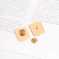 Simple Style Geometric Alloy Stoving Varnish No Inlaid Unisex Brooches main image 3