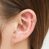 New Fashion Geometry Single Earless Ear Bone Clip Retro  Ear Clip Earrings   Nihaojewelry Wholesale main image 6