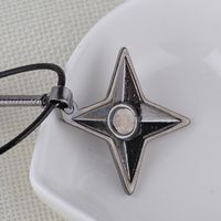 Fashion Explosion Necklace Anime Jewelry Naruto Shuriken Pendant Necklace Online Games Same Paragraph Chain Clavicle Chain Wholesale Nihaojewelry main image 6