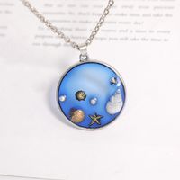 New Necklace Ocean Wind Shell Starfish Pendant Necklace Clavicle Chain Ladies Girlfriends Birthday Gift Wholesale Nihaojewelry main image 4