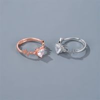 New Ring Creative Ecg Love Ring Zircon Heart Ring Jewelry Wholesale Nihaojewelry main image 3
