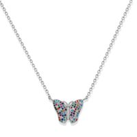 Moda Coreana Con Incrustaciones De Cobre Circonio Mariposa Simple Moda Creativa Diamante Completo Collar De Cobre De Lujo Al Por Mayor sku image 13