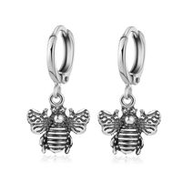 New Earrings Creative Metal Small Bee Earrings Temperament Simple Insect Earrings Wholesale Nihaojewelry sku image 1