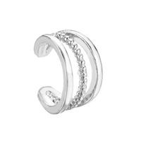 New Fashion Geometry Single Earless Ear Bone Clip Retro  Ear Clip Earrings   Nihaojewelry Wholesale sku image 2