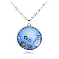 New Necklace Ocean Wind Shell Starfish Pendant Necklace Clavicle Chain Ladies Girlfriends Birthday Gift Wholesale Nihaojewelry sku image 1