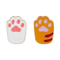 Außenhandel Heiße Brosche Niedliche Haustier Hund Fuß Bedruckte Katzen Krallen Brosche   Hot-selling-accessoires Frauen main image 2