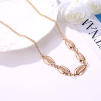 New Necklace Fashion Items Creative Retro Shell Necklace Personality Sexy Metal Clavicle Chain Wholesale Nihaojewelry main image 5