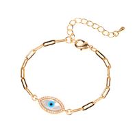 New Accessories Niche Design Diamond Shell Palm Eyes Bracelet Personalized Hip-hop Bracelet Wholesale Nihaojewelry main image 6