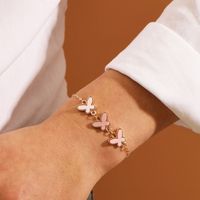 Europäischer Und Amerikanischer Grenz Überschreiten Der Schmuck Neues Mehrfarbiges Schmetterlings Armband Mode Verstellbares Armband main image 4
