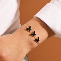 Europäischer Und Amerikanischer Grenz Überschreiten Der Schmuck Neues Mehrfarbiges Schmetterlings Armband Mode Verstellbares Armband main image 5
