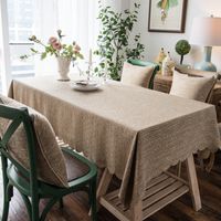 Fashion Waterproof Cotton Tablecloth Kitchen Living Room Multi Types Nhsp134601 sku image 8