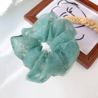 Gomas Para El Cabello De La Muchacha Diadema Francesa Paquete Para El Cabello Círculo De Color Liso Círculo Para El Cabello Círculo De Tela Para El Corazón De La Niña Retro Nihaojewelry Al Por Mayor sku image 2