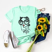 Women's Short Sleeve Printing Casual Fashion Printing main image 1