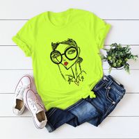 Women's Short Sleeve Printing Casual Fashion Printing main image 5