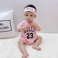 Summer New 0-3 Year Old Infant Baby Multicolor Letter Printing Trendy Fashion Comfortable Hakama Wholesale Nihaojewelry main image 3