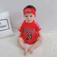 Summer New 0-3 Year Old Infant Baby Multicolor Letter Printing Trendy Fashion Comfortable Hakama Wholesale Nihaojewelry main image 4