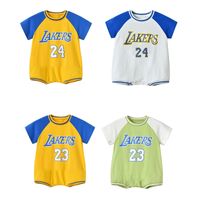 Summer New 0-3 Year Old Infant Baby Multicolor Letter Printing Trendy Fashion Comfortable Hakama Wholesale Nihaojewelry main image 6