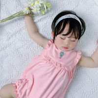 الصيف جديد 0-2 سنة طفلة الطفل الأزياء الكورية الحلو لطيف الوردي الأبيض نقطة سترة رداء الجملة Nihaojewelry main image 6