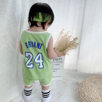 Summer New Children's Baby Personality Digital Printing Trend Korean Comfortable Leisure Sports Suit Wholesale Nihaojewelry main image 4