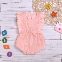 Summer Children's Clothing Female Baby Sleeveless Romper Cotton Triangle Romper Wholesale Nihaojewelry main image 1