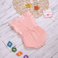 Summer Children's Clothing Female Baby Sleeveless Romper Cotton Triangle Romper Wholesale Nihaojewelry main image 4