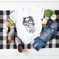 Women's Short Sleeve Printing Casual Fashion Printing sku image 11