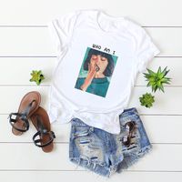 Women's Short Sleeve Printing Casual Fashion Printing sku image 13