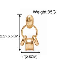 Europäische Und Amerikanische Übertriebene Metall Ring Ohrringe Grenz Überschreitende Ohrringe Retro-legierung Ohrringe Weibliche F5040 main image 6