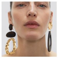 Fashion Retro Earrings Geometric Earrings Women’s Fashion Simple Acrylic Earrings Wholesale Nihaojewelry main image 1