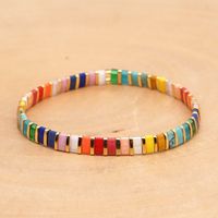 Rainbow Style Fashion Beach Bohemian Bracelet Imported Tila Beaded Jewelry Wholesale Nihaojewelry main image 4