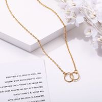 Vintage Style Geometric Alloy Plating Women's Necklace main image 5