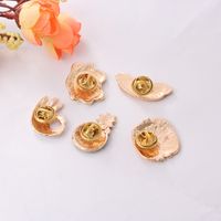 Korean Style Geometric Alloy Plating No Inlaid Unisex Brooches main image 3