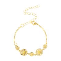 Personality Fashion Alloy Small Daisy Bracelet Creative Niche Design Cold Wind Bracelet Wholesale Nihaojewelry sku image 1