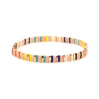 Rainbow Style Fashion Beach Bohemian Bracelet Imported Tila Beaded Jewelry Wholesale Nihaojewelry sku image 10