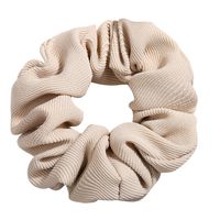 Fashion Hair Scrunchies Retro Hair Rope Ring Solid Color Cloth Hair Tie Hair Rope Wholesale Nihaojewelry sku image 1
