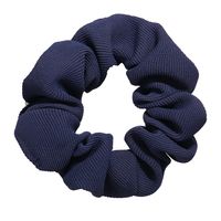Fashion Hair Scrunchies Retro Hair Rope Ring Solid Color Cloth Hair Tie Hair Rope Wholesale Nihaojewelry sku image 3
