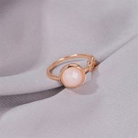 Korea Sweet Knotted Ring Small Fragrance Style Simple Opal Ring Cute Wild Tail Ring Girlfriends Wholesale Nihaojewelry main image 3