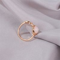 Korea Sweet Knotted Ring Small Fragrance Style Simple Opal Ring Cute Wild Tail Ring Girlfriends Wholesale Nihaojewelry main image 6
