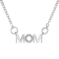 Mother's Day Necklace Simple Wild English Alphabet Necklace Mom Pendant Clavicle Chain Creative Holiday Gift Wholesale Nihaojewelry sku image 3