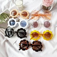 Koreanische Version Der Trend Igen Kinder Blumen Brille Mode Baby Süße Sonnenblumen Brille Jungen Und Mädchen Persönlichkeit Sonnenbrille main image 1