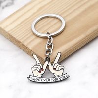 Explosion Keychain Valentine's Day Gift Gesture W Forever Forever Keychain Gros Nihaojewelry main image 4