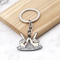 Explosion Keychain Valentine's Day Gift Gesture W Forever Forever Keychain Wholesale Nihaojewelry main image 4